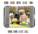 Bolsa de agua caliente eléctrica de peluche; 500 W, calentador eléctrico de manos, calentador de manos, calentador de manos y pies en casa, en la cama, para días fríos, dolores menstruales y