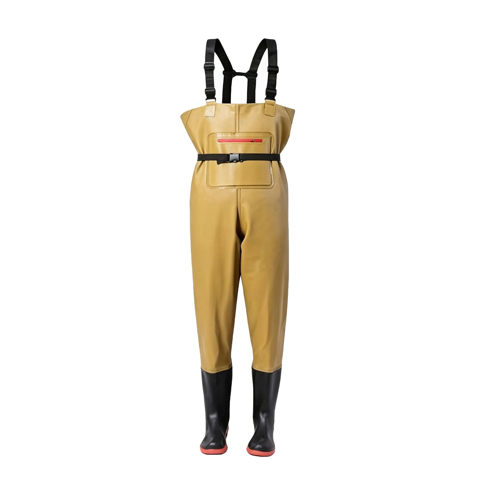 Vadeadores de Pesca para Hombres PVC Vadeadores de Pesca con Botas de Antideslizante para un Agarre máximo Bolsa Impermeable Totalmente sellada para Caza y Pesca Tallas 36-47