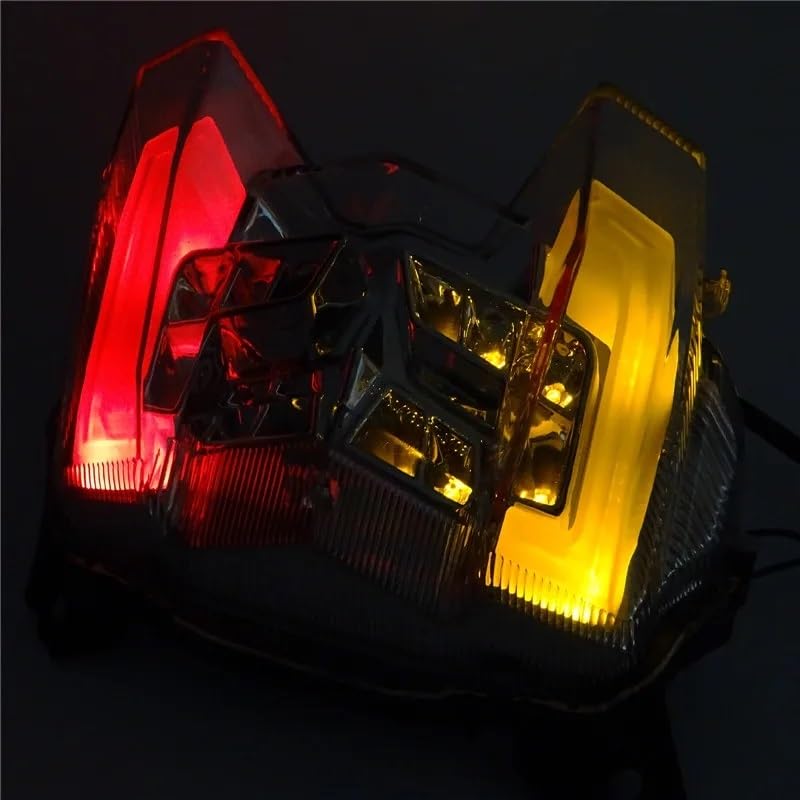 Luz trasera integrada MT-09 que elimina intermitentes rotos por caídas 7