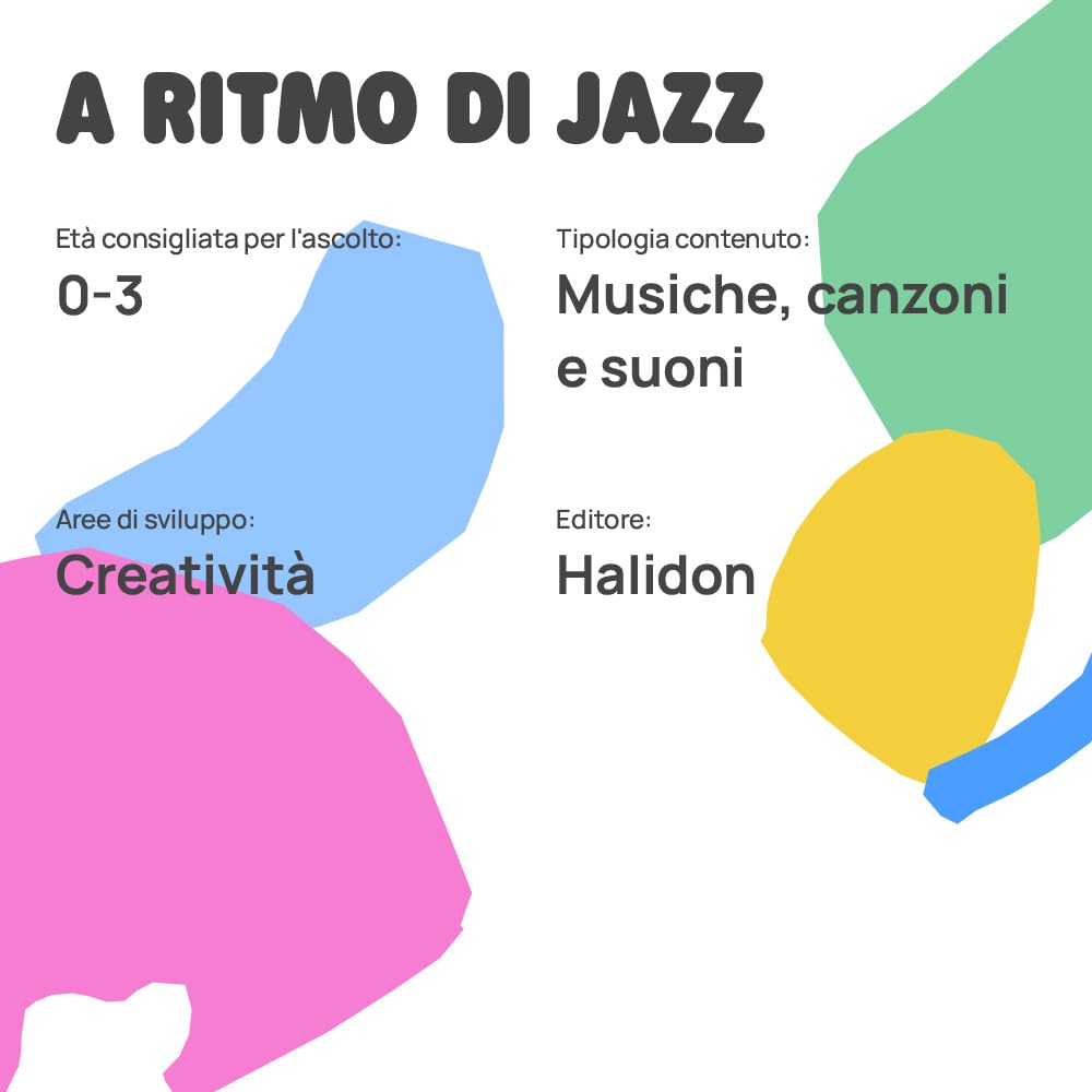 FABA Personaggio Sonoro – A ritmo di jazz – Musiche, canzoni e suoni per bambini e bambine 0+ anni - Ascoltabile con i Raccontastorie FABA, gioco educativo versione italiana