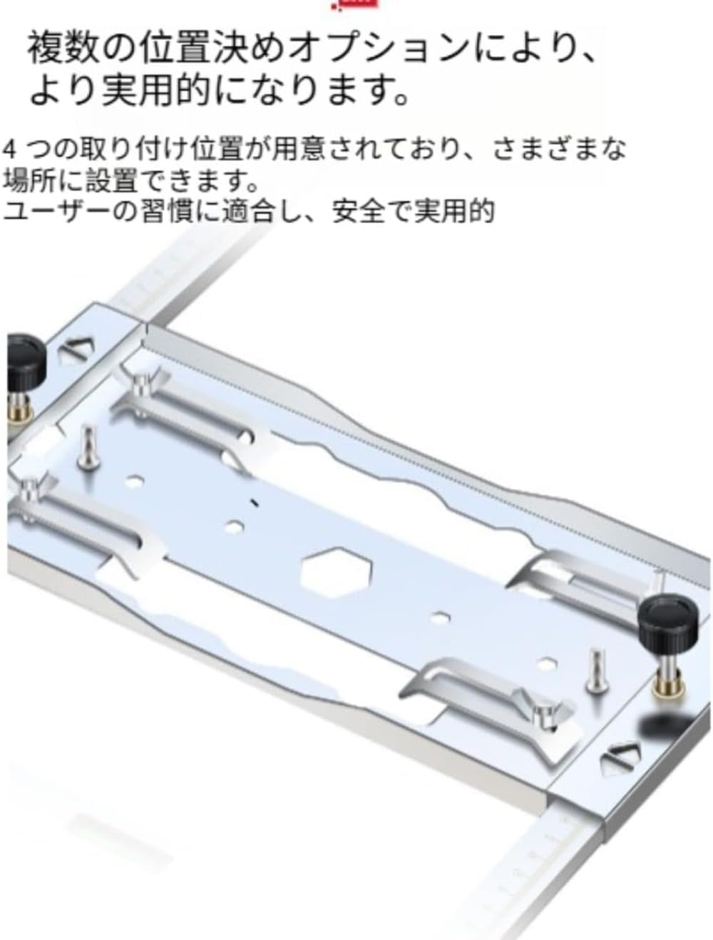 ZMBJ 多機能エッジガイド：木板のポジショニング切断に最適、電気丸鋸・トリマー・マシン等木工工具に対応。高精度で作業効率アップ、木