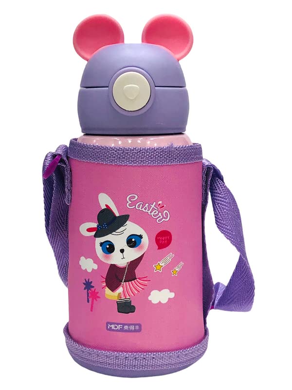 Toyify Kids Thermos Water Bottle Green, 550 ML Thermos Water Bottle