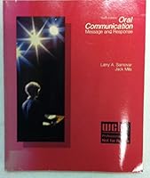 Oral communication: message and response 0697041344 Book Cover