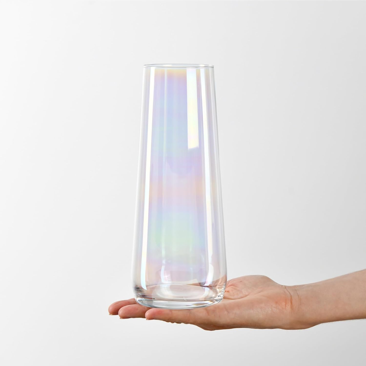 Iridescent Glass Vase