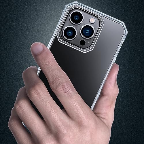 Coque iPhone 13 Pro antichoc transparente rigide gris - Housse protection téléphone