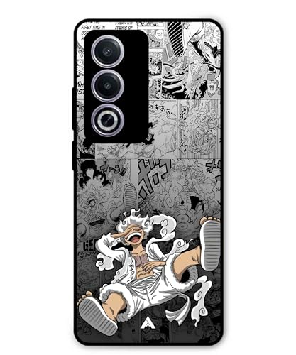 Image of Premium Anime 2 Case for Oppo A3 Pro (Glossy Finish) Soft-Touch Metal TPU Back Cover, Shockproof, Designer, Aesthetic Mobile Phone Case