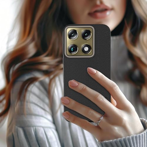 Image of TOUCCH Liquid Silicone Case Cover for Moto Signature| Shock Proof Design & 360 Degree Protection| Premium Soft Black Cover for Motorola Signature | Silicone Sand Blast - Black