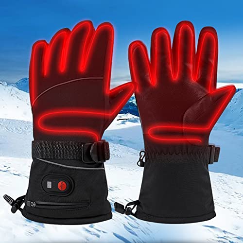 Guantes térmicos de forro polar eléctricos recargables e impermeables 4