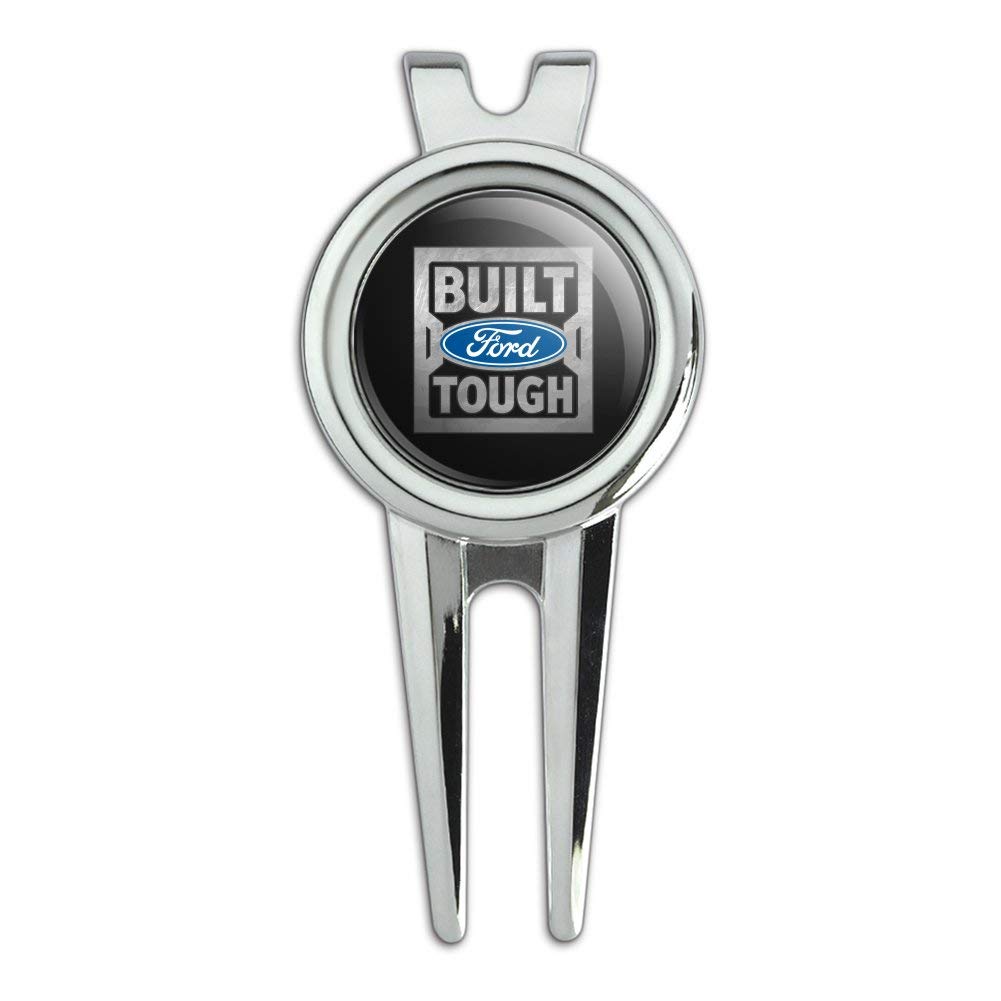 GRAPHICS & MORE Ford Built Ford Tough Golf Divot Repair Tool and Ball Marker