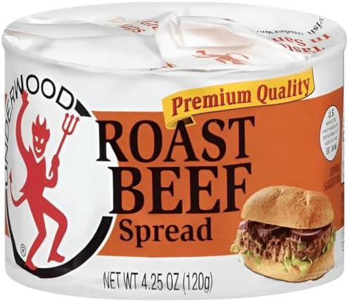 Underwood Roast Beef Spread 4.25 Oz (Pack of 6)