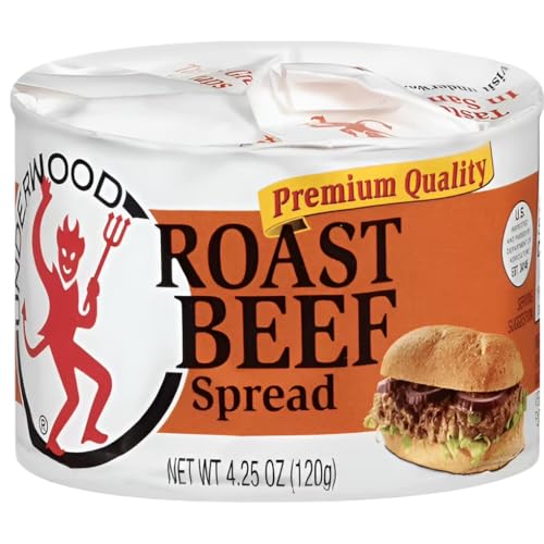 Underwood Roast Beef Spread 4.25 Oz (Pack of 6)