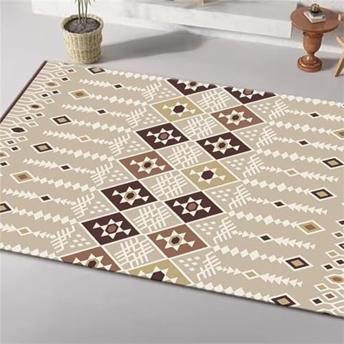 Tapis antidérapant résistant à la saleté pour grand salon et bébé