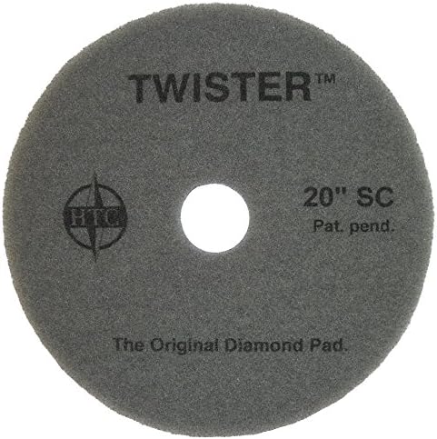 Americo Manufacturing 434816 Twister Diamond Coated SuperClean Floor Pad (2 Pack), 16"