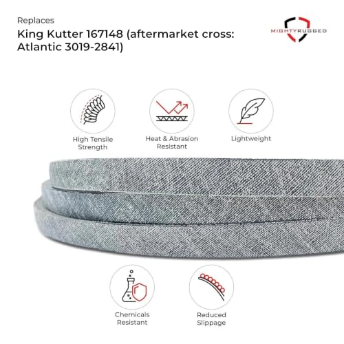 Image of MightyRugged 167148 Belt for King Kutter RFM-72 6 ft Finish Mower