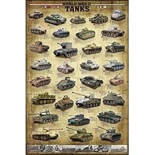 AllPosters Wall Poster Tanks of WWII Educational Poster, 24x36
