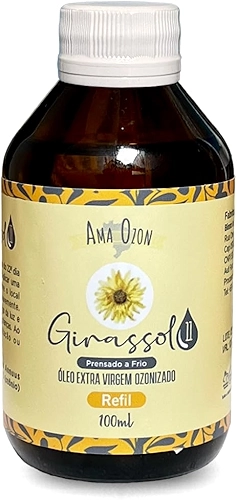 Óleo de Girassol Ozonizado Multifuncional - Hidratação e Bem-Estar da Pele (100ml)