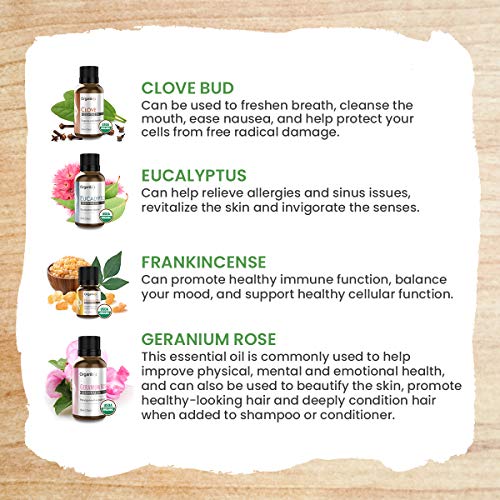 Organixx Essential Oils Magi Complexx Immune Support, Pure And Natural, Zero Additives, Use In Oil Diffuser, Bath Water Or Lotions, Immunity Blend With Turmeric, Frankincense, Myrrh, Non Gmo, 5 Ml #TOP3