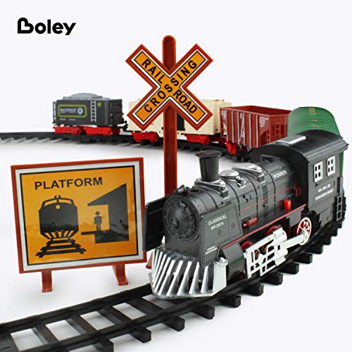 Boley Classic American Kids Train Set - 40 Pc Electric Train Toy And Track Set For Ages 3+ #TOP1
