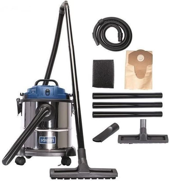 Diagram showing compact design and 20 kPa suction power