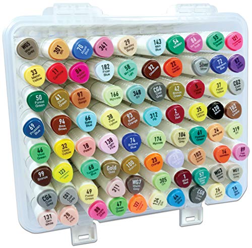 Sargent Art 80 Count Dual Tip Artist Illustration Markers, Assorted Colors, Child Safe Breathable Caps, Non-Toxic #TOP1