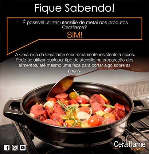 Frigideira Premiere+ 18Cm 1 Litro - Preto