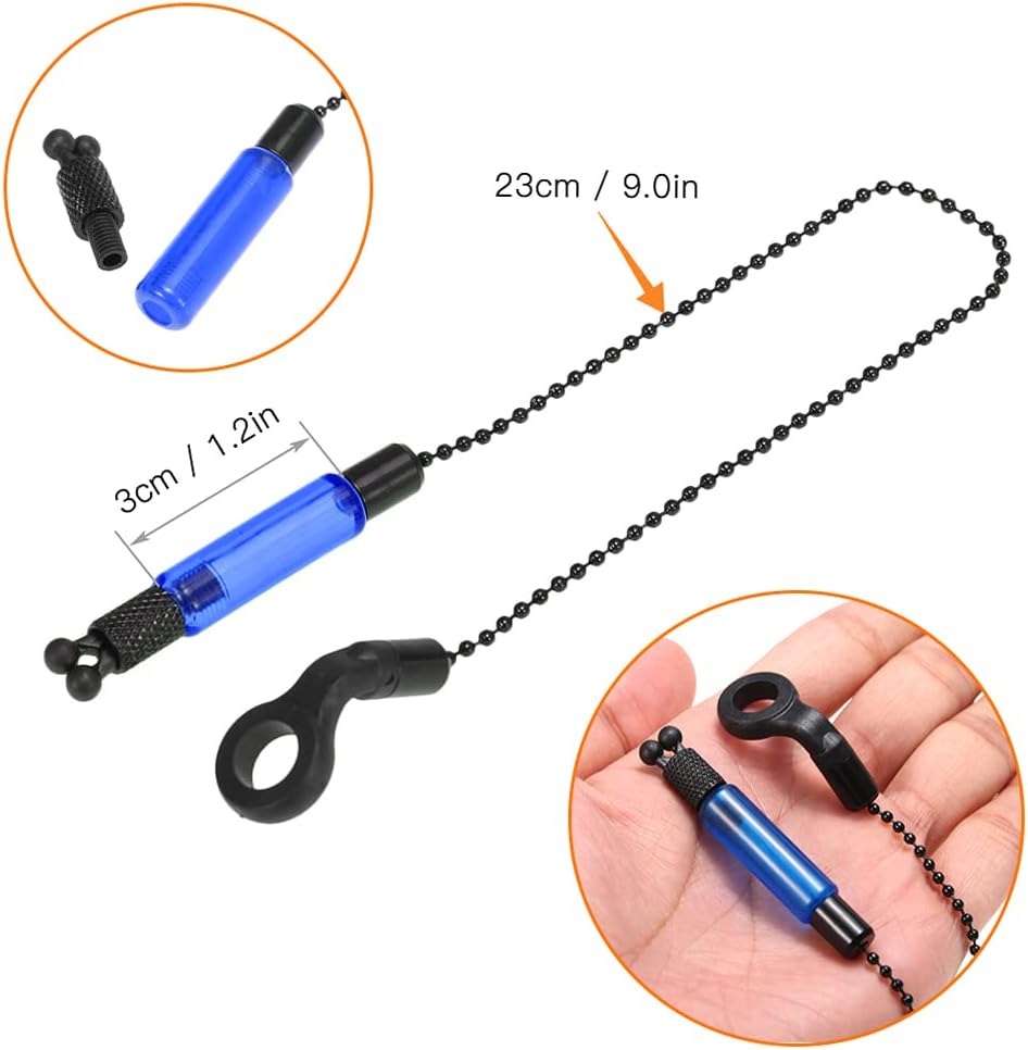 Adjustable Retractable Carp Fishing Rod Stand Holder with 3 Bite Alarms and 3 Bait s, Fishing Pole Pod Stand Tackle Set Accessories