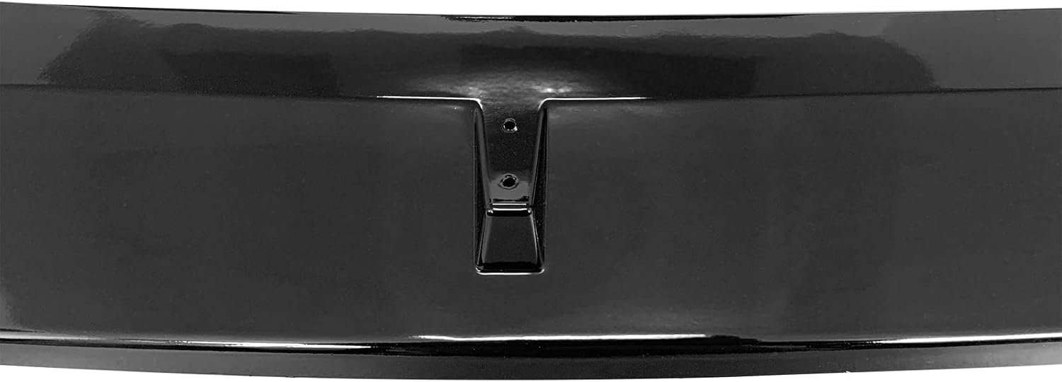 IKON MOTORSPORTS, Front Bumper Lip Compatible with 2020-2022 BMW G12 7-Series with M Sport Bumper Only, Front Bumper Lip Spoiler Bodykit Air Dam Chin IKON Style PP Gloss Black