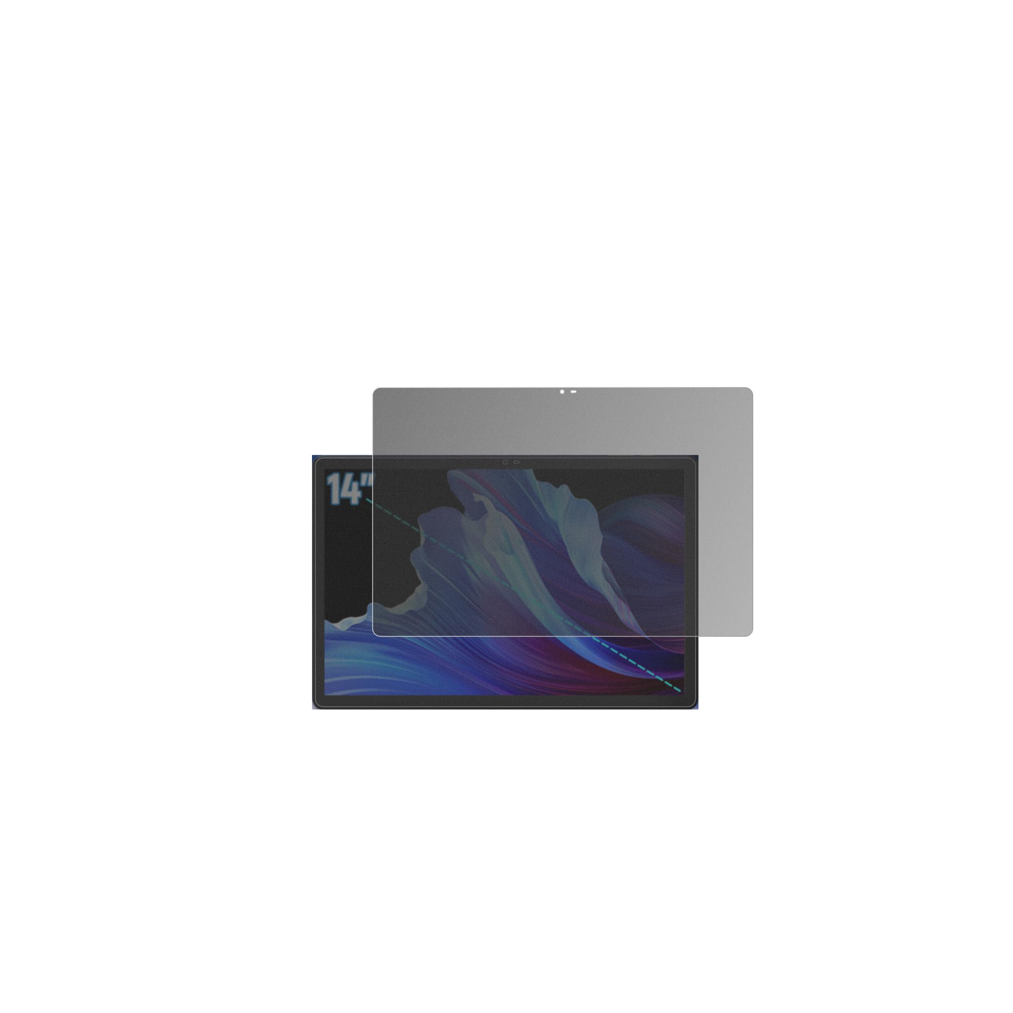dipos Protector de Pantalla Antiespía para Byxsb G140L | Película protectora mate, filtro de privacidad 4 vías, ajuste perfecto, antiarañazos, sin burbujas, autoadhesivo