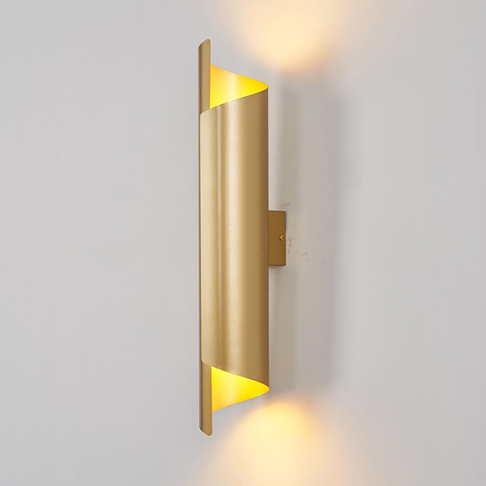 STUIJKVSZ Modern Black d Wall Sconce,2-Light Up and Down Indoor Sconce,mid Century Light Fixture,Hallway Mounted Lighting Fixtures for Stair Staise Living Room Bedroom Lamp