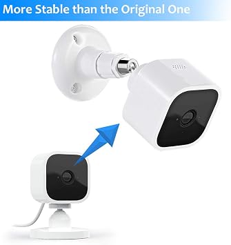 Blink Mini Kamera Duvara Montaj Braketi, Blink Mini İç Mekan Kamerası için 360 Derece Ayarlanabilir Kamera Montaj Standı, Blink XT2 Dış Mekan / İç Mekan Ev Güvenlik Kamera Sistemi için de Uygundur