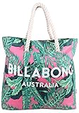 billabong tasche Allover-Printed Fabric Gold Solid Color with rope handles and Printed Logo
