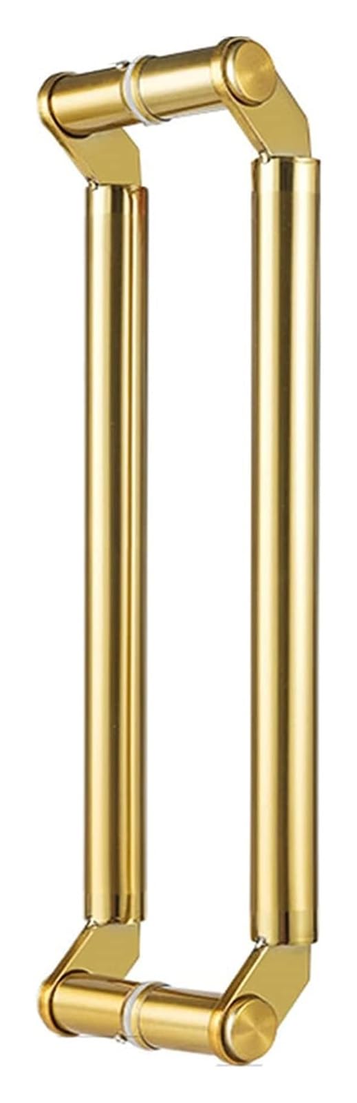 BHGFYXBS Push Pull Door Handle Double-Sided Ladder Style, Push-Pull Stainless Door Handle, For Steel, Aluminum And Glass Doors, Brushed Stainless Steel Finish,Gold-60Cm(2Ft),Gold-60cm(2ft)
