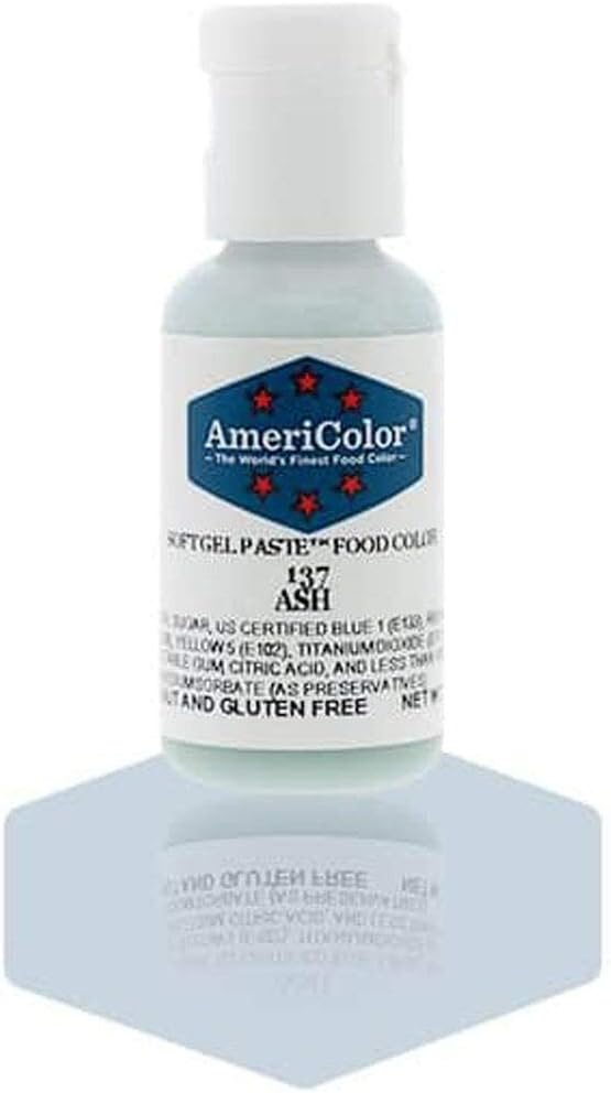 AmeriColor Ash - Soft Gel Paste Food/Icing/Buttercream Colouring 0.75oz / 21g