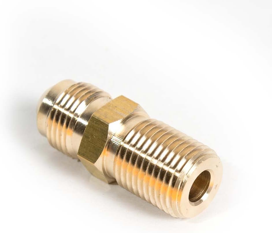 Santa Barbara Chili Roaster CRREG-F 5/8 Inch-18 UNF Flared x M16 x 1.5 Brass Adapter For Gas Regulator