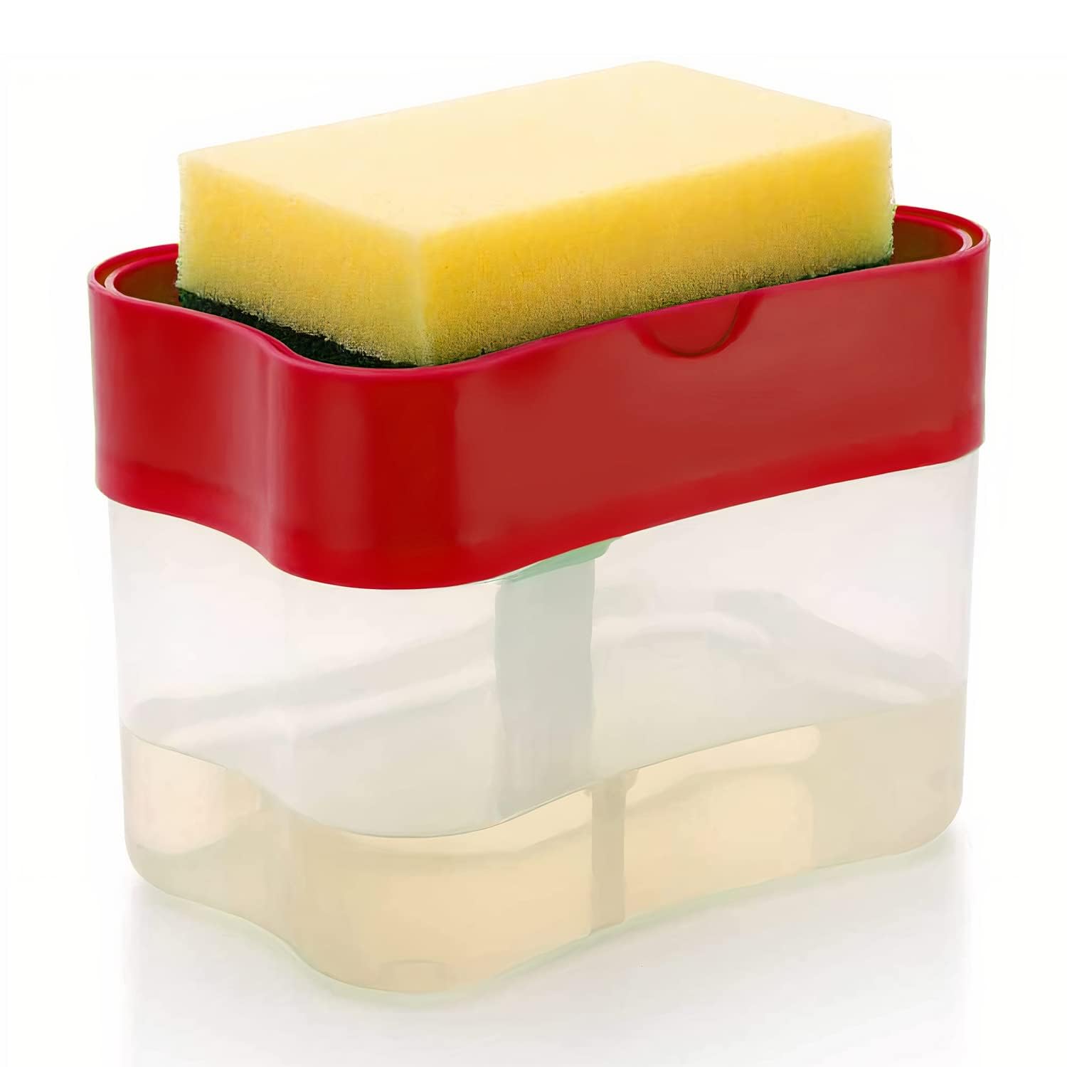 G.FIDEL Soap Pump for Dishwasher Dishwashing Liquid Gel Sponge Plastic Holder Dispenser Caddy Box for Home Kitchen Sink Dish Washing Accessories (Red, 1) (B0CV5XWCQ7) Amazon Price History, Amazon Price Tracker