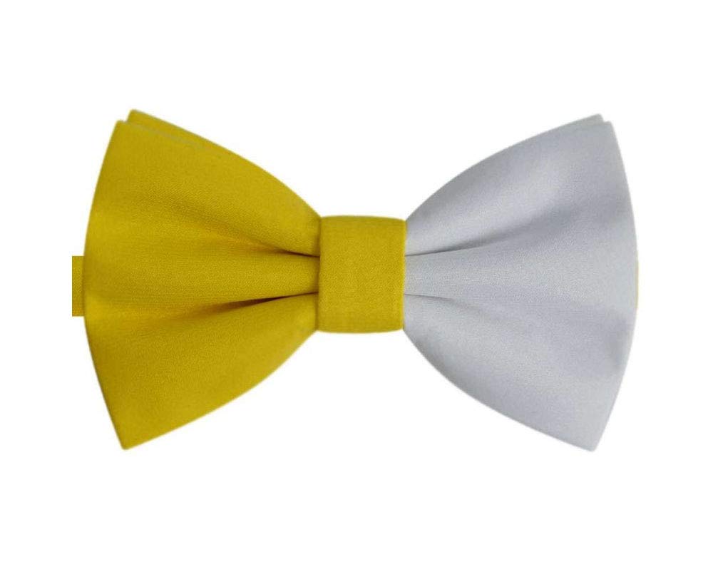 RR Design Bicolour / Two-Tone Pre-Tied Bow Tie Formal Solid Tuxedo for Children/kids/Infants