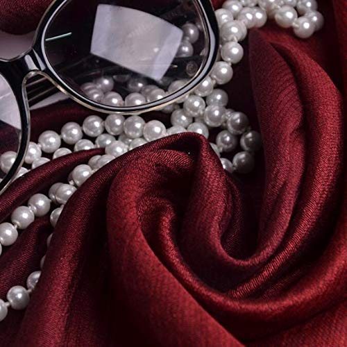Cotton Silk Scarf Elegant Soft Wraps Color Shade Scarves for Women all year round3