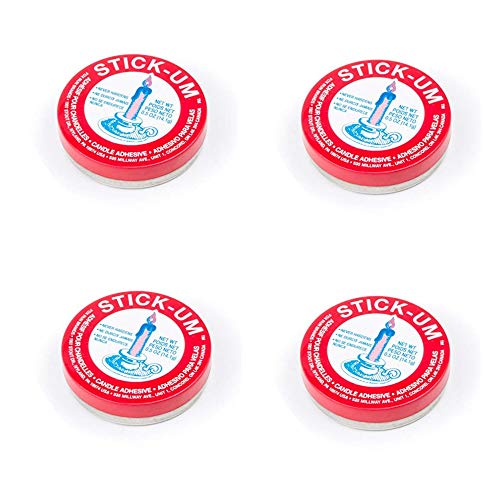 Fox Run Stick-Um Candle Adhesive Net Weight 0.5 oz (4-Pack)