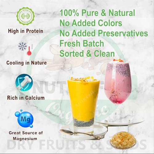 Image of Nutriffin Organic Gond Katira Pure (Edible Gum) | Tragacanth Gum | High Cooling Properties Herbal Food | Super Food (1 kg)