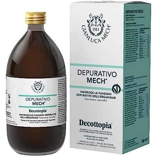 Sticks Depurat Deliplus con vegetales y vitaminas de Mercadona Gianluca Mech - Depurativo Mech, Suplemento Alimenticio Keto de 500 ml, con Acción Detox, Favorece la Funcionalidad Hepática y Digestiva, con Diente de León, Vegano