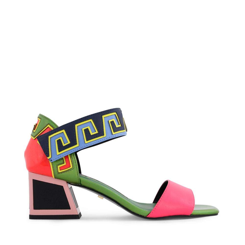 Kat Maconie Jackie Womens Mid Kicker Heel Multi Colour Numeric