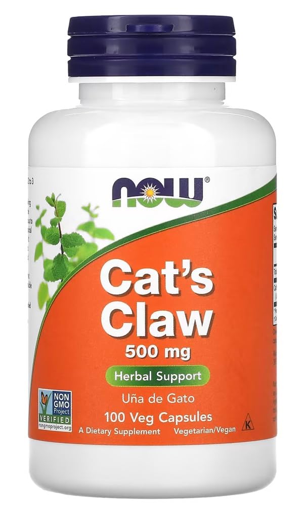 NOWFoods Now Foods – Cat's Claw | Herbal Immune and Inflammatory Support – 500mg, 100 Veg Capsules