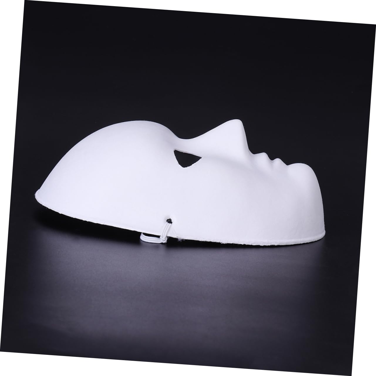 COLLBATH 16 Pz maschere vuote Maschera teriana maschera bianca carta di halloween verniciabile faccia cosplay white mask cosplay da graffiti costume