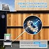 1800lb Automatic Solar Sliding Gate Opener APP Control,280W Solar Powered Chain Drive Electric Sliding Gate Opener with Remotes,Keypad,Solor Panel,Built-in Battery Backup
