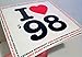 RetroCo I Love 1998 Greeting Card and 1998 Chart Hits Compilation CD