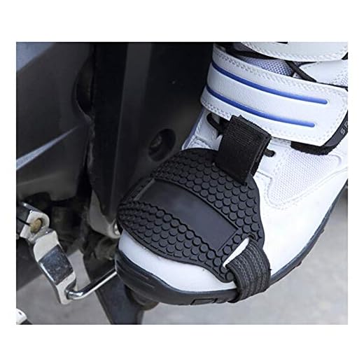 KKmoon Zapatos de Motocicleta Protector Gear Shifter Calzado Accesorios para Botas Cover Elástica Anti Abrasión Caucho Resistente Desgaste