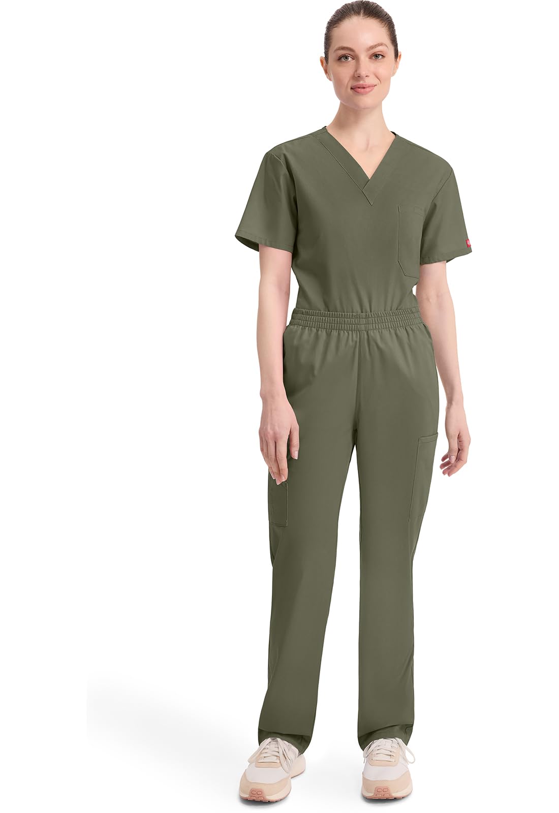 Dickies Podpis Elastyczny Pas Peeling Roślinny... ررررر ر Scrubs Tube Z Elastischer Taille - Spodnie operacyjne Kobiety