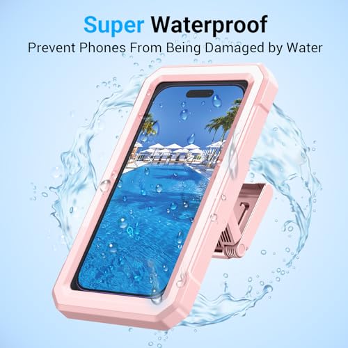 image for Coolpow Shower Phone Holder Waterproof【480° Rotatable】 Retractabl