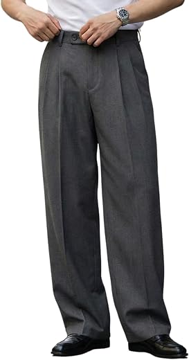 Veirdo® Men’s Korean Style Pants with Modern Slim Fit Design, Comfortable Fabric, Casual &amp; Smart Look, Perfect for Office ...