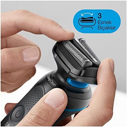 Braun Series 5 shaver head with 3 flexible blades
